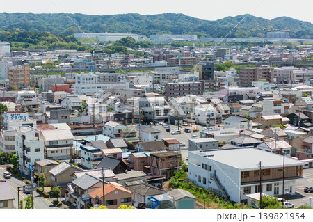 静岡県掛川市の市街地風景 静岡県掛川市の市街地風景 139821954