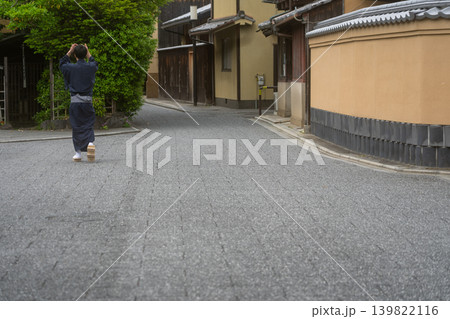 京都西陣の町屋の路地を撮影 京都西陣の町屋の路地を撮影 139822116