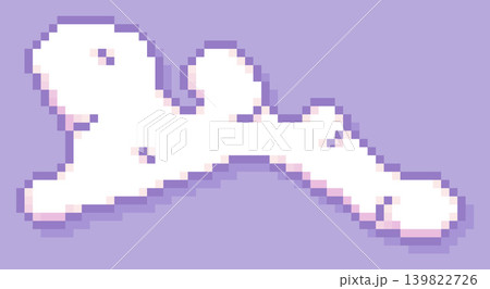 Pixel art cloud. Pixel art cloud. 139822726