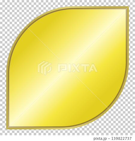 Simple gold medal (leaf) 139822737