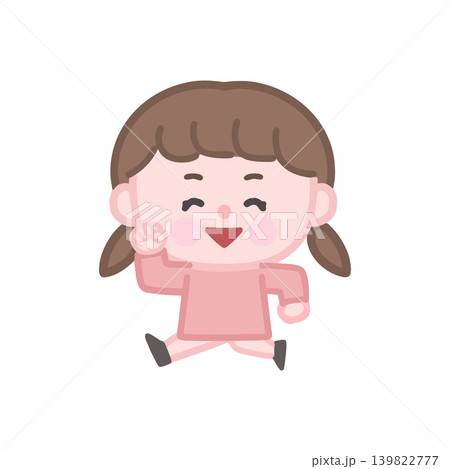 走る女の子 走る女の子 139822777