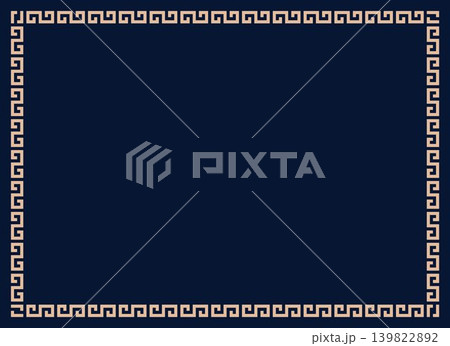 geometric pattern chinese frame 139822892