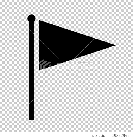 Simple flag icon illustration 004 Simple flag icon illustration 004 139822962
