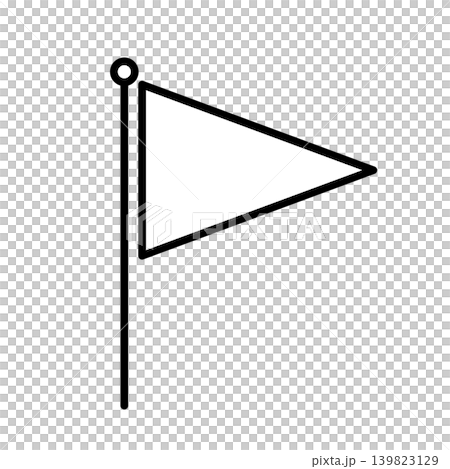 Simple flag icon illustration 008 Simple flag icon illustration 008 139823129