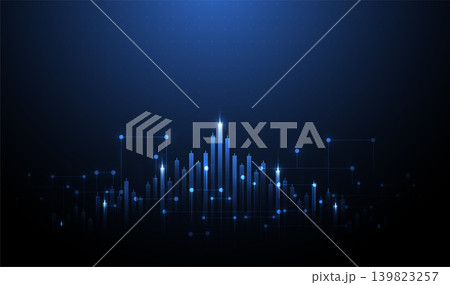 Business candle stick graph chart of stock market investment trading on white background design. Bullish point, Trend of graph. Vector illustration Business candle stick graph chart of stock market investment trading on white background design. Bullish point, Trend of graph. Vector illustration 139823257