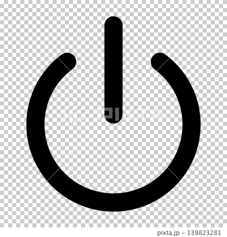 Simple power icon illustration 001 Simple power icon illustration 001 139823281