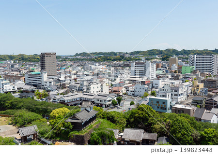静岡県掛川市の市街地風景 139823448