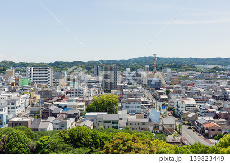 静岡県掛川市の市街地風景（掛川駅北） 139823449