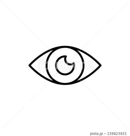 Computer Vision Cybernetic Eye Icon Computer Vision Cybernetic Eye Icon 139823831