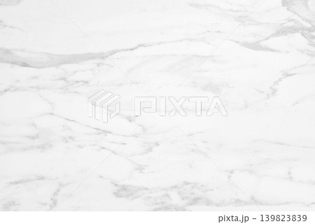 White Marble Surface Featuring Faint Grey Veining Patterns. 139823839