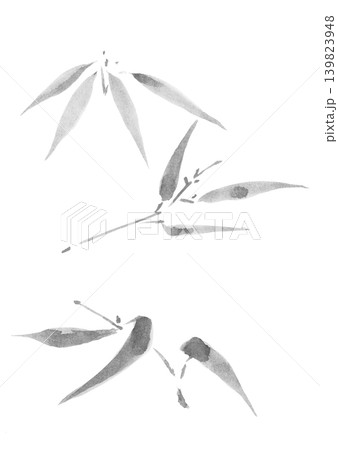 竹の葉 背景透過 ベクター 竹の葉 背景透過 ベクター 139823948