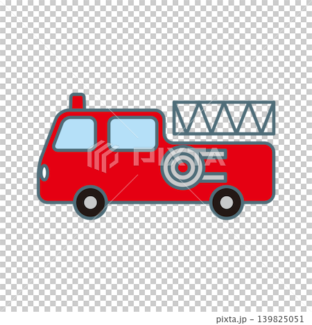 かわいい消防車のイラスト 139825051