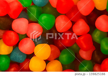 Colored Chewable Colorful Sweet Sugar Candy Harmful Baby Food Background Color 139825166