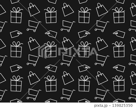 Sale shopping pattern Sale shopping pattern 139825350