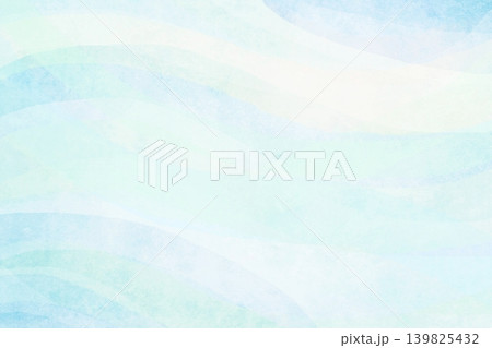 夏の海をイメージした水色の水彩風背景 139825432