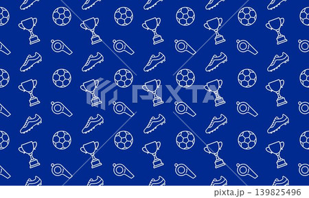 Soccer pattern seamless Soccer pattern seamless 139825496
