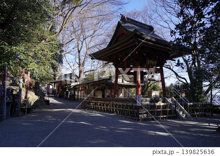 渋川市の人気の低山 水澤観音の境内にある鐘楼 2026年1月9日 渋川市の人気の低山 水澤観音の境内にある鐘楼 2026年1月9日 139825636