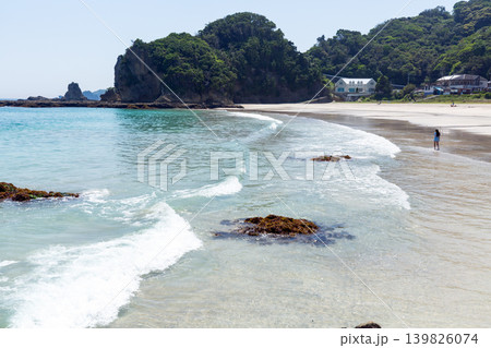 静岡県下田市の入田浜海水浴場 139826074