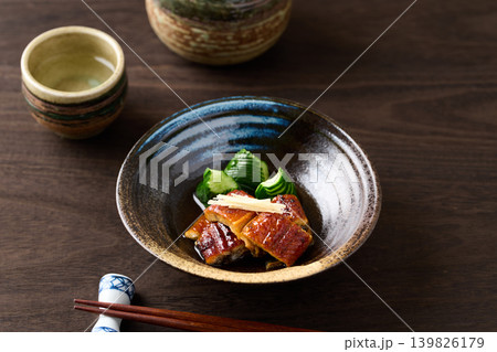 うざく 鰻と胡瓜の酢の物 うざく 鰻と胡瓜の酢の物 139826179