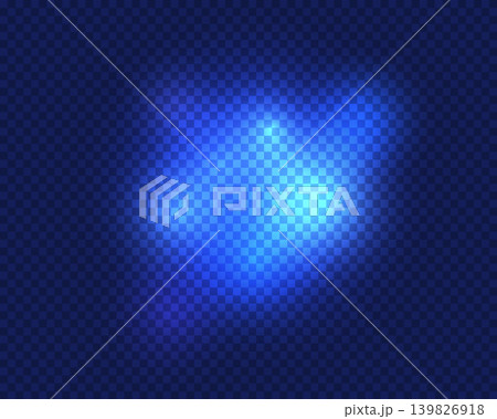 Flood light glow isolated blue transparent background light effect flare. Abstract special effect element design. Shine blurred soft glow translucent luxury element Flood light glow isolated blue transparent background light effect flare. Abstract special effect element design. Shine blurred soft glow translucent luxury element 139826918