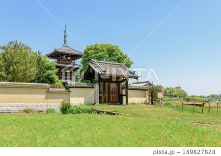 【奈良県】斑鳩町 法起寺 (2026/05/19 撮影) 【奈良県】斑鳩町 法起寺 (2026/05/19 撮影) 139827828
