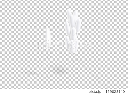Blank white cylindrical balloon bouquet mockup png, transparent background, 3d rendering. Empty balloons ornament or column mock up cut out. Clear tapered garland with levitation bubble template. Blank white cylindrical balloon bouquet mockup png, transparent background, 3d rendering. Empty balloons ornament or column mock up cut out. Clear tapered garland with levitation bubble template. 139828140