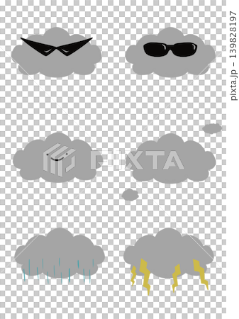 各種雲的插圖集 各種雲的插圖集 139828197