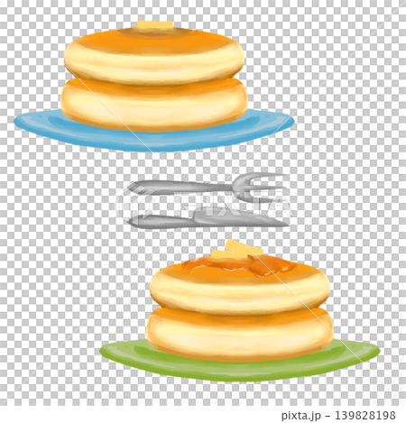 pancakes on a plate 139828198