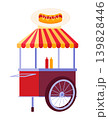 Hot Dog Stand - Colorful Flat Design Illustration 139828446