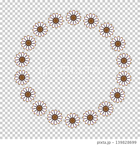 Sunflower Vector Illustration Set | Wreaths, Gardens, and Individual Variations Sunflower Vector Illustration Set | Wreaths, Gardens, and Individual Variations 139828699
