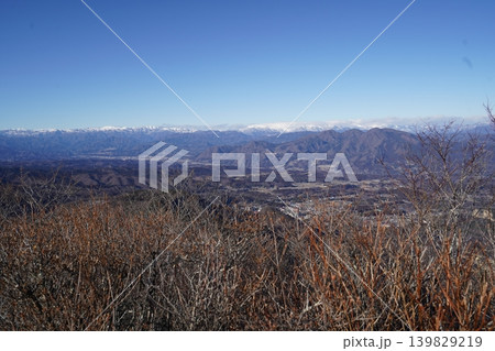 渋川市の水沢山に登る。水澤山山頂からの眺望　　　2026年1月9日 139829219