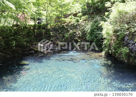 高知・神秘的で透明度の高い白龍湖 139830170