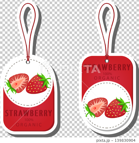 Berry theme from set juicy delicious strawberry of various sizes Berry theme from set juicy delicious strawberry of various sizes 139830904