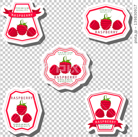 Berry theme from set juicy delicious raspberry of various sizes Berry theme from set juicy delicious raspberry of various sizes 139830917
