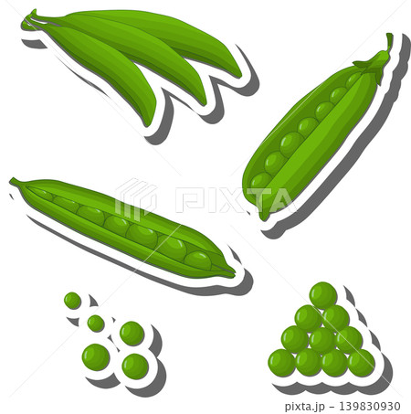 Berry theme from set juicy delicious peas of various sizes Berry theme from set juicy delicious peas of various sizes 139830930