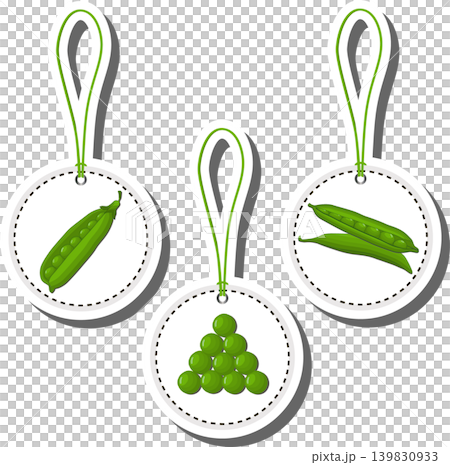 Berry theme from set juicy delicious peas of various sizes 139830933