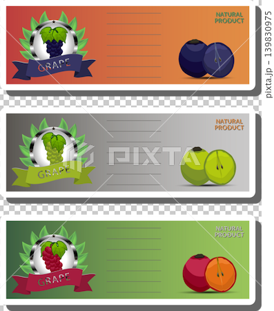 Berry theme from set juicy delicious grape of various sizes Berry theme from set juicy delicious grape of various sizes 139830975