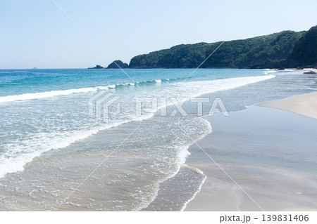 静岡県下田市の吉佐美大浜海水浴場 139831406
