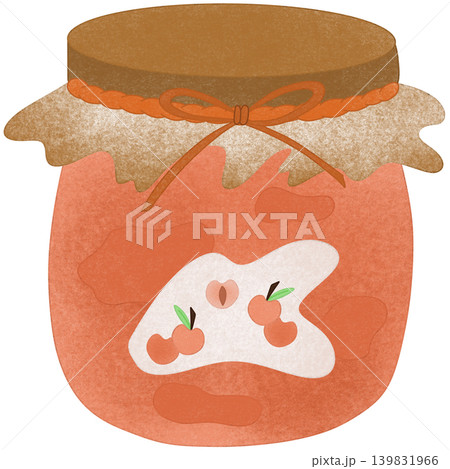 peach jam illustration peach jam illustration 139831966