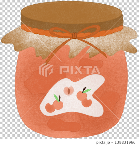 peach jam illustration peach jam illustration 139831966