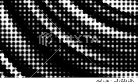 Wavy Lined Halftone background. Wavy Lined Halftone background. 139832186