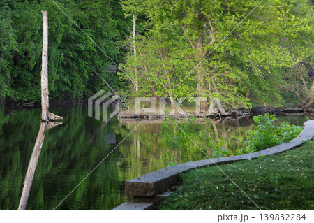 Beautiful water landscape on spring 139832284