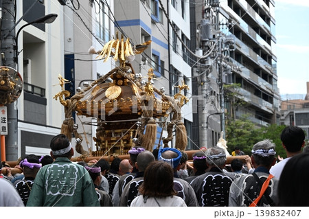 鉄砲洲稲荷神社例大祭の風景 東京 鉄砲洲稲荷神社例大祭の風景 東京 139832407