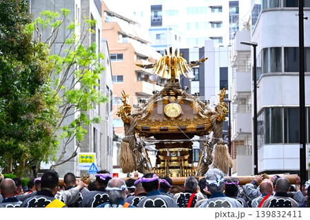鉄砲洲稲荷神社例大祭の風景 東京 鉄砲洲稲荷神社例大祭の風景 東京 139832411