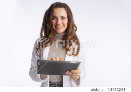 Engaged Healthcare Expert Using Digital Tablet 139832814