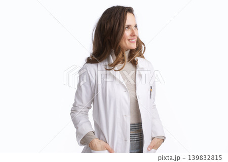 Approachable Doctor with Relaxed Smile 139832815
