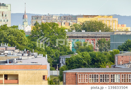 Diverse architecture of the city of Szczecin, Poland. 139833504