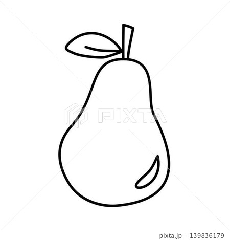 pear fruit illustration pear fruit illustration 139836179