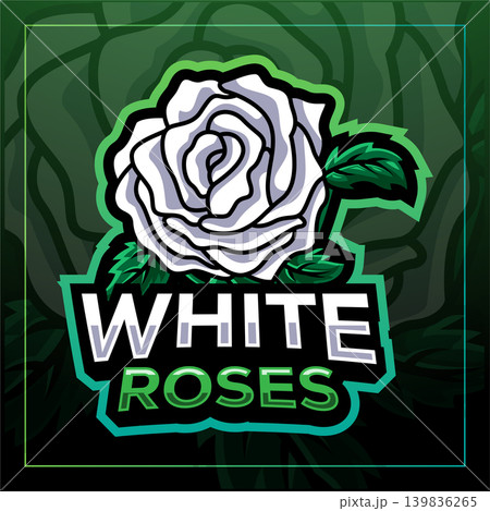 White roses esport mascot logo design White roses esport mascot logo design 139836265