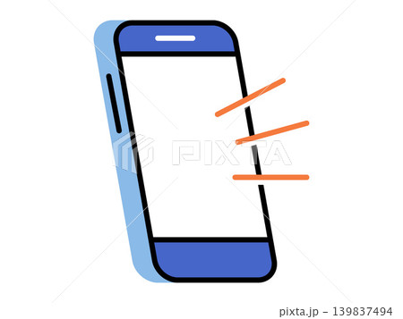 Smartphone with orange notification lines vector illustration. Mobile communication, digital alert, incoming call, social media, app notification, wireless technology. Cellphone with signal rays Smartphone with orange notification lines vector illustration. Mobile communication, digital alert, incoming call, social media, app notification, wireless technology. Cellphone with signal rays 139837494